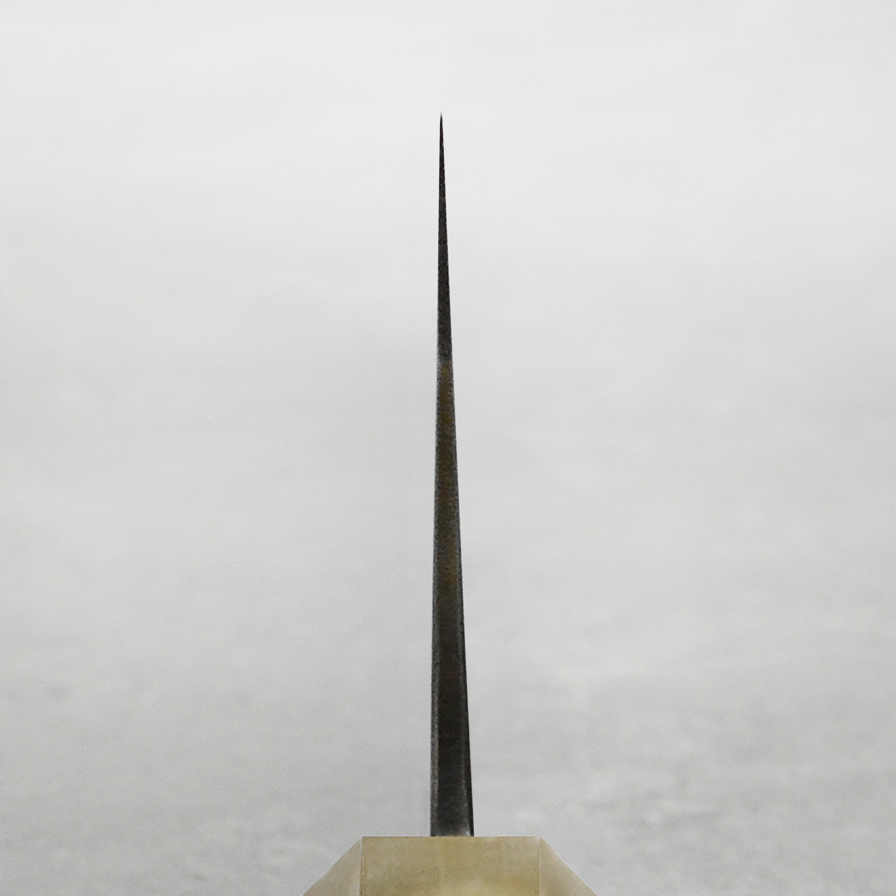 Keskin chef knife in hand, demonstrating balanced design and traditional craftsmanship