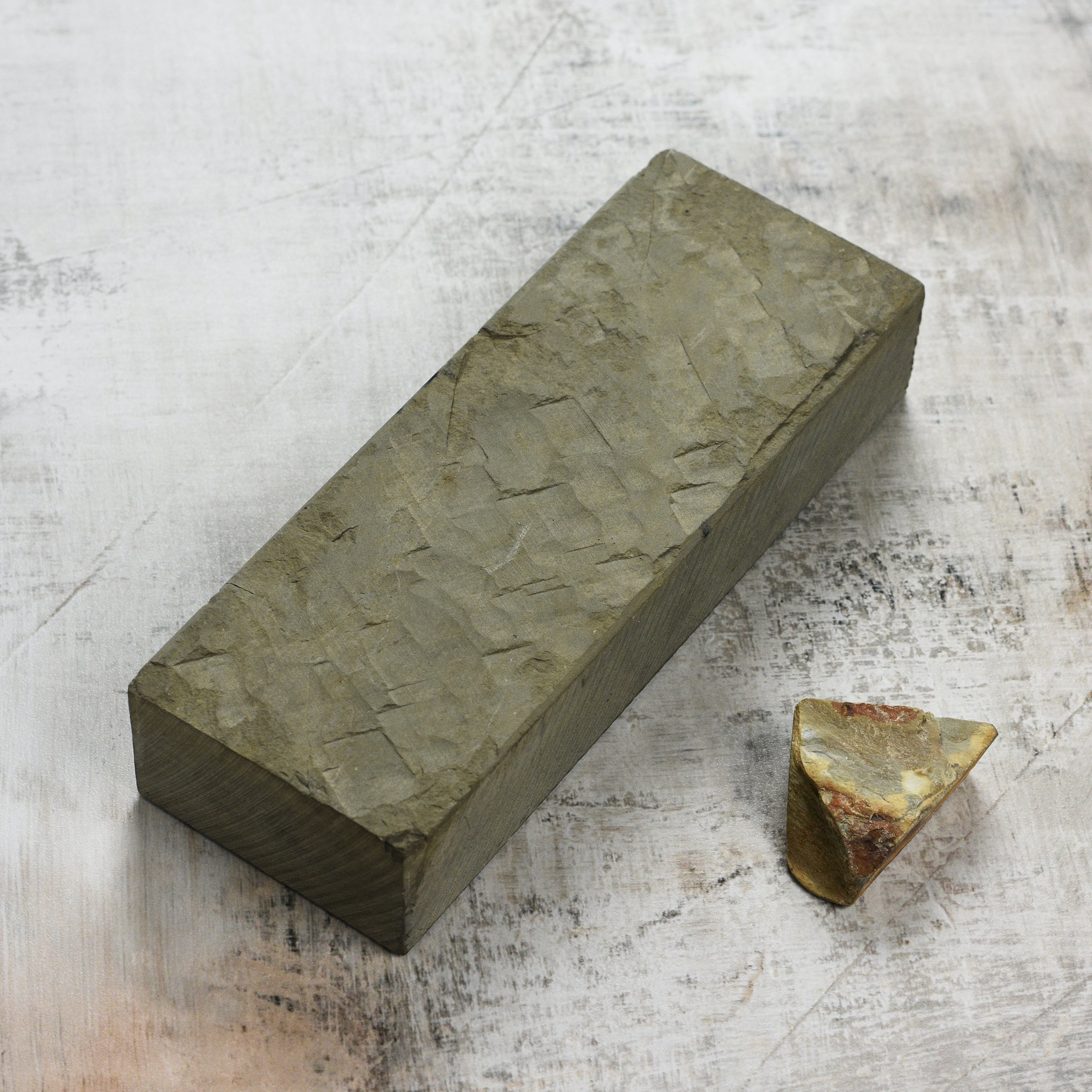 Japanese whetstone for mirror kasumi finish on kitchen knives