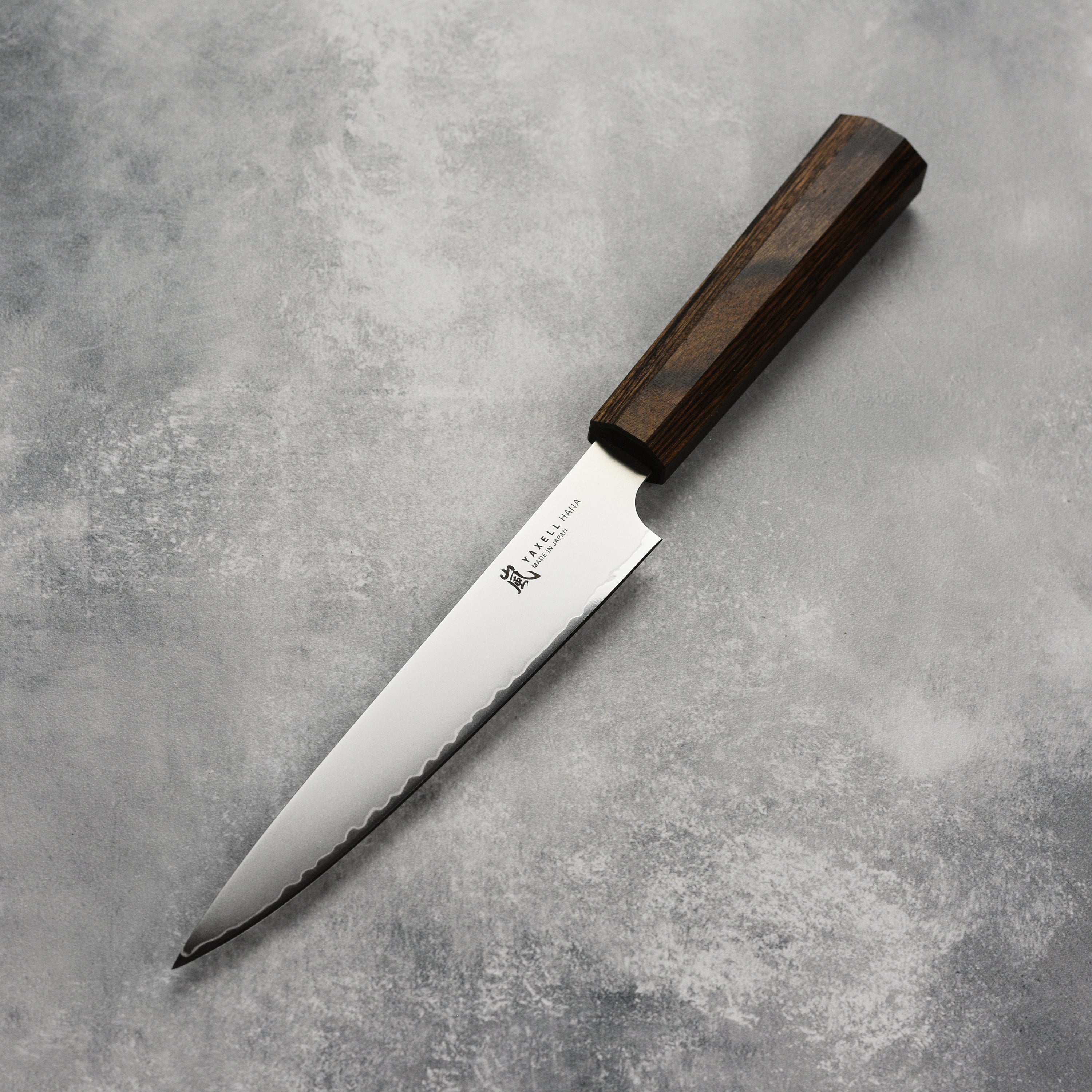 Handcrafted Japanese knife for chefs with ergonomic octagonal handle