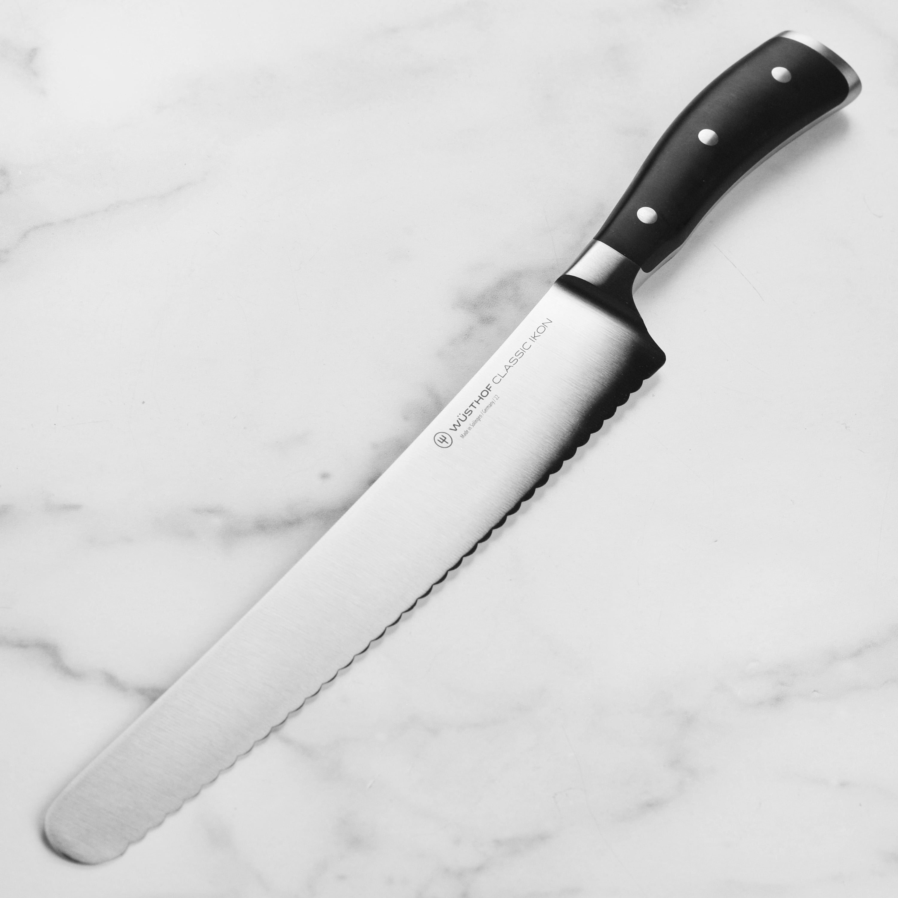 Close-up of the Wusthof Classic Ikon 10