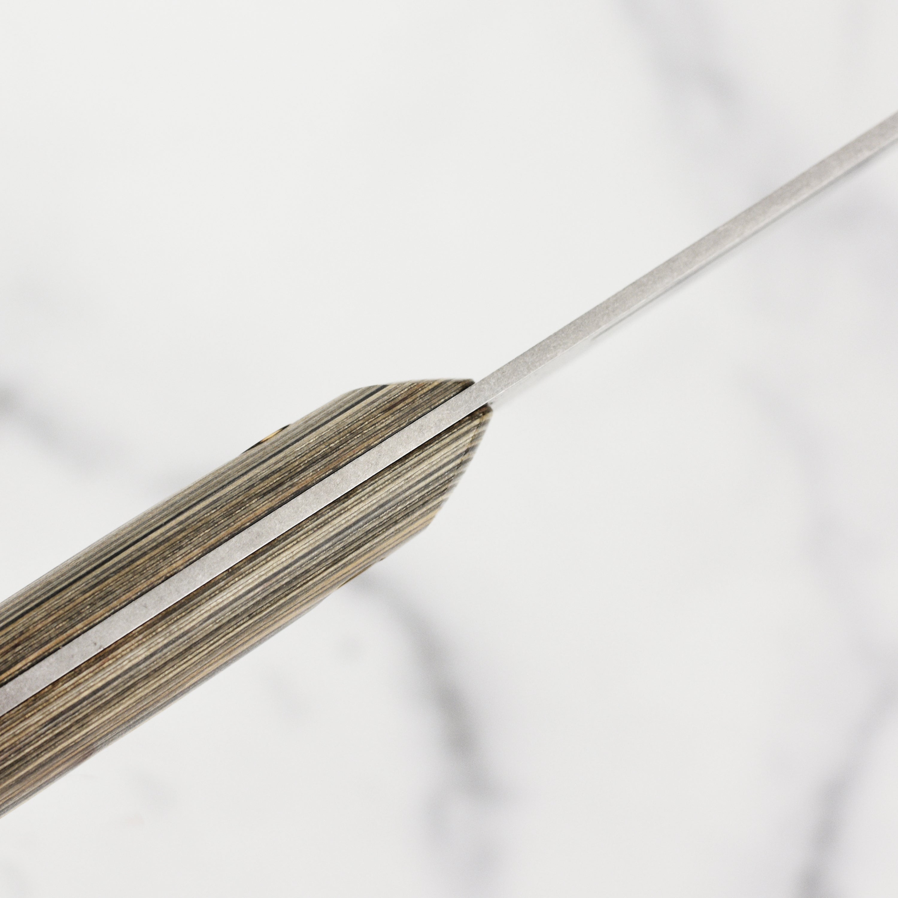 Elegant Italian handcrafted knife with wooden handle for fine kitchen work