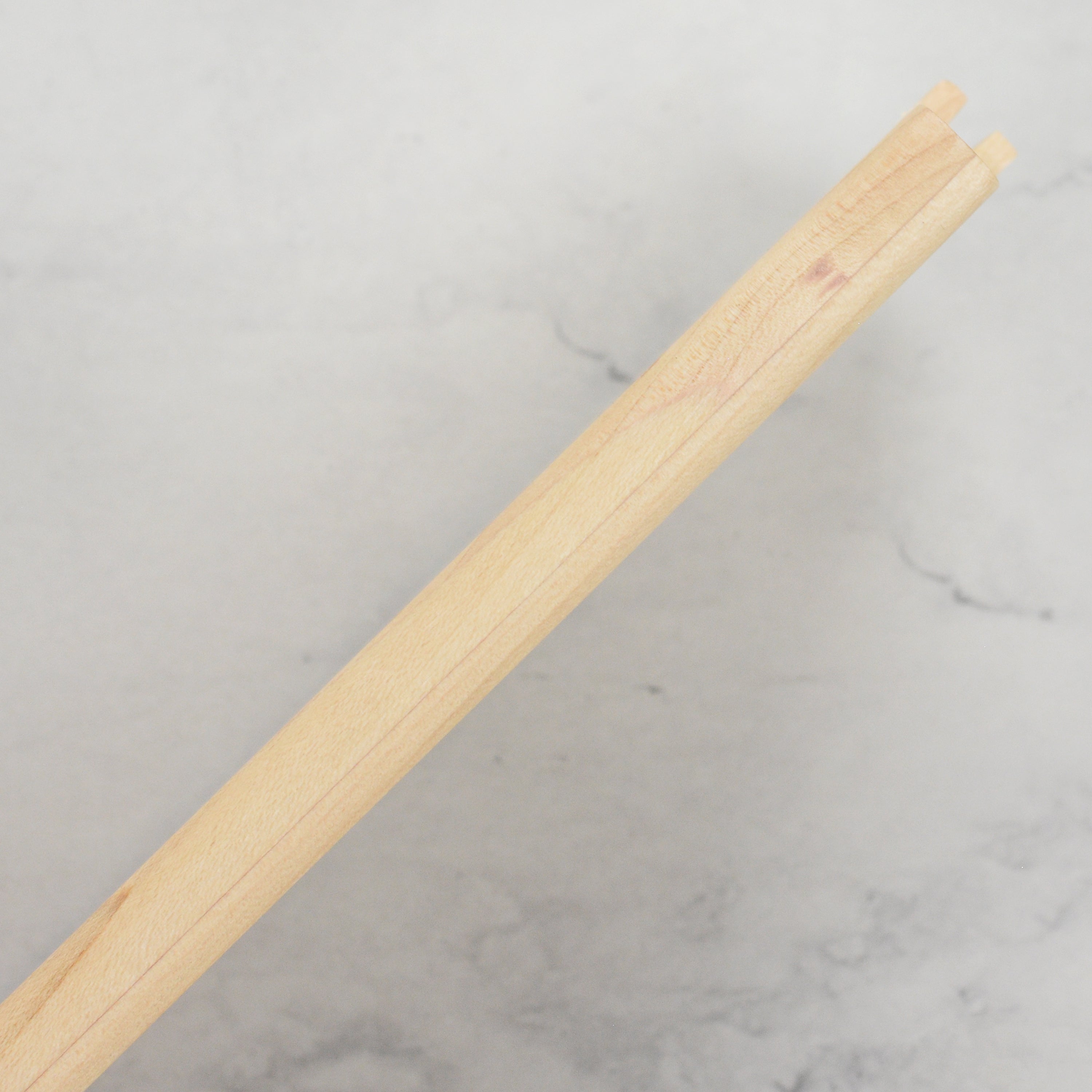 Close-up of the Yaxell wooden knife storage solution highlighting its craftsmanship.