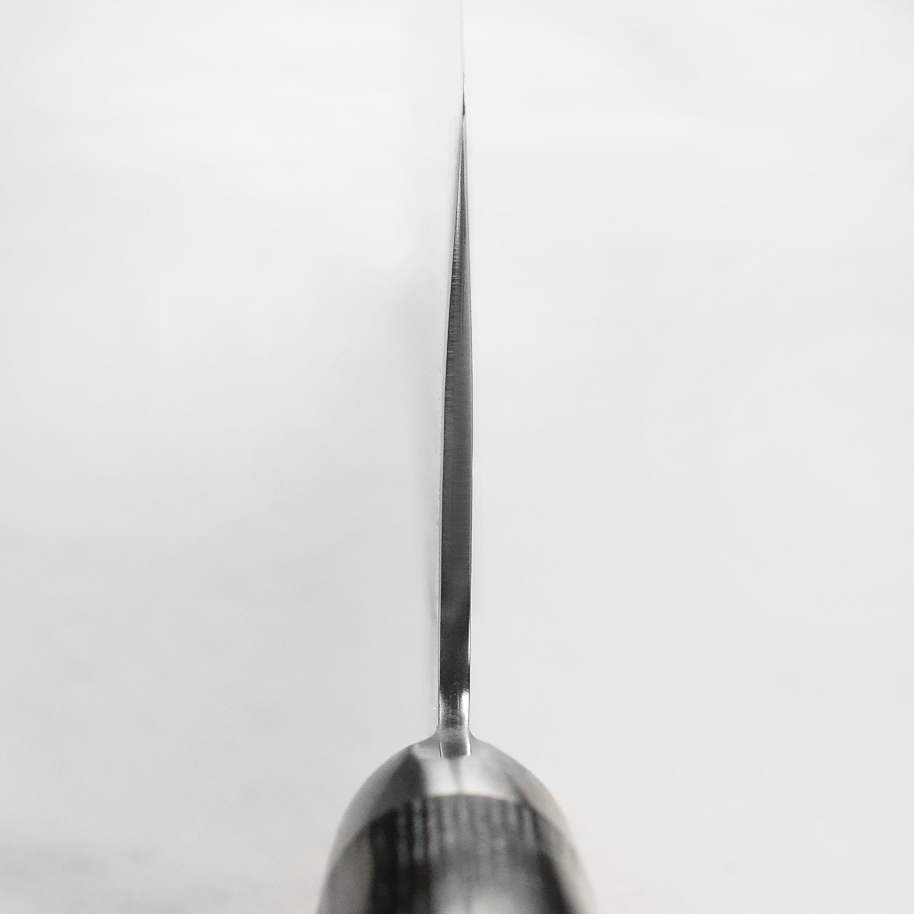 Yaxell Ketu SG2 8.5" Chefs Knife showcasing the hammered finish and blade design.