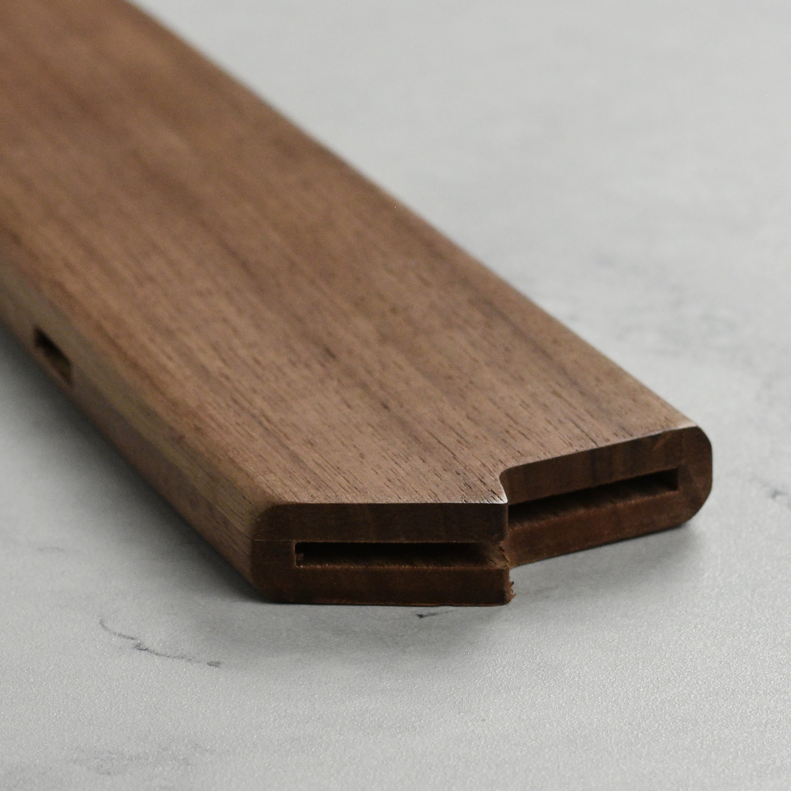 Lifestyle image of the magnetic sheath displayed in a modern kitchen setting, highlighting its practicality and aesthetic appeal.