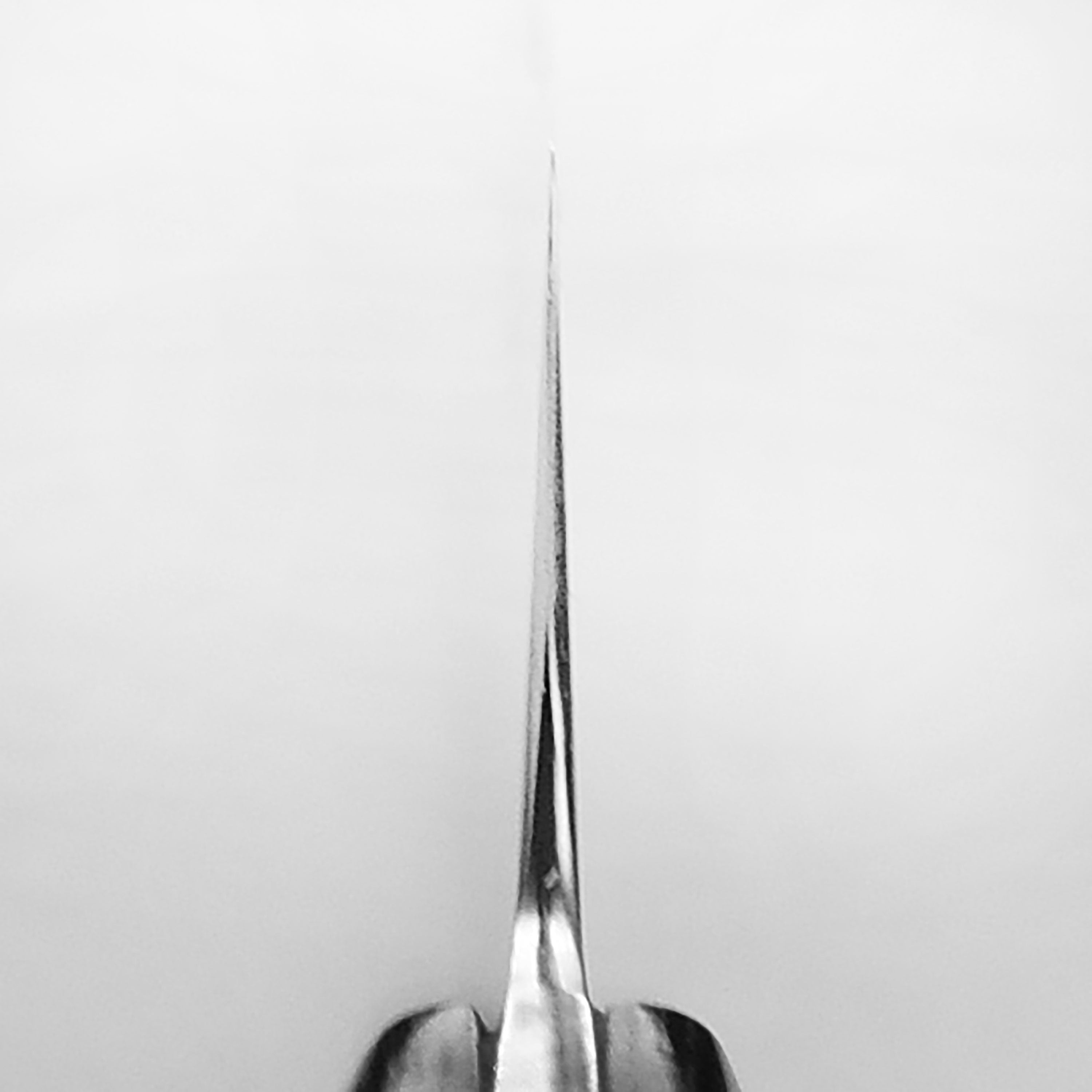 Japanese utility knife with full-tang handle and sharp edge for precision cutting
