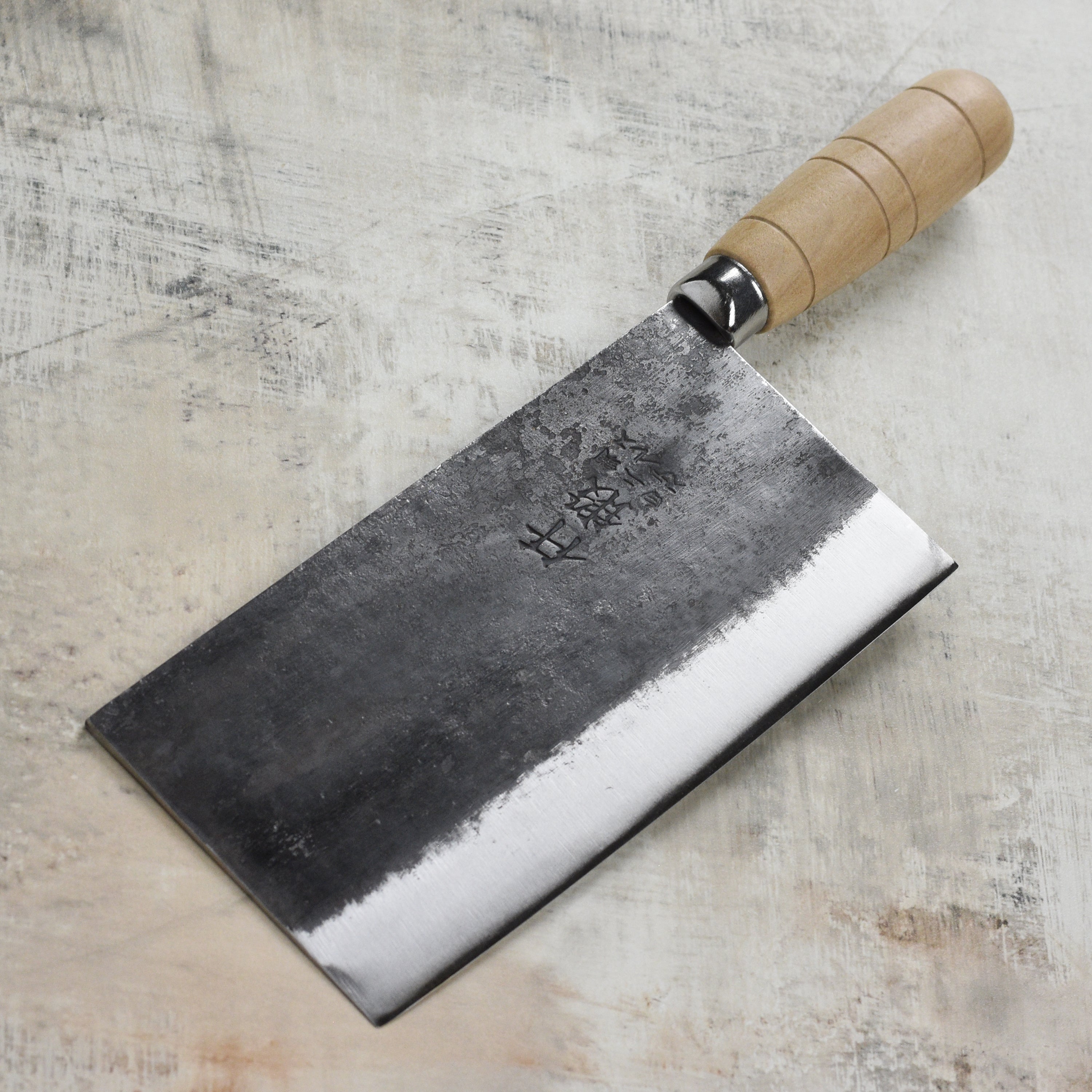 Side view of the Rustic Hand-Forged Carbon Steel 8