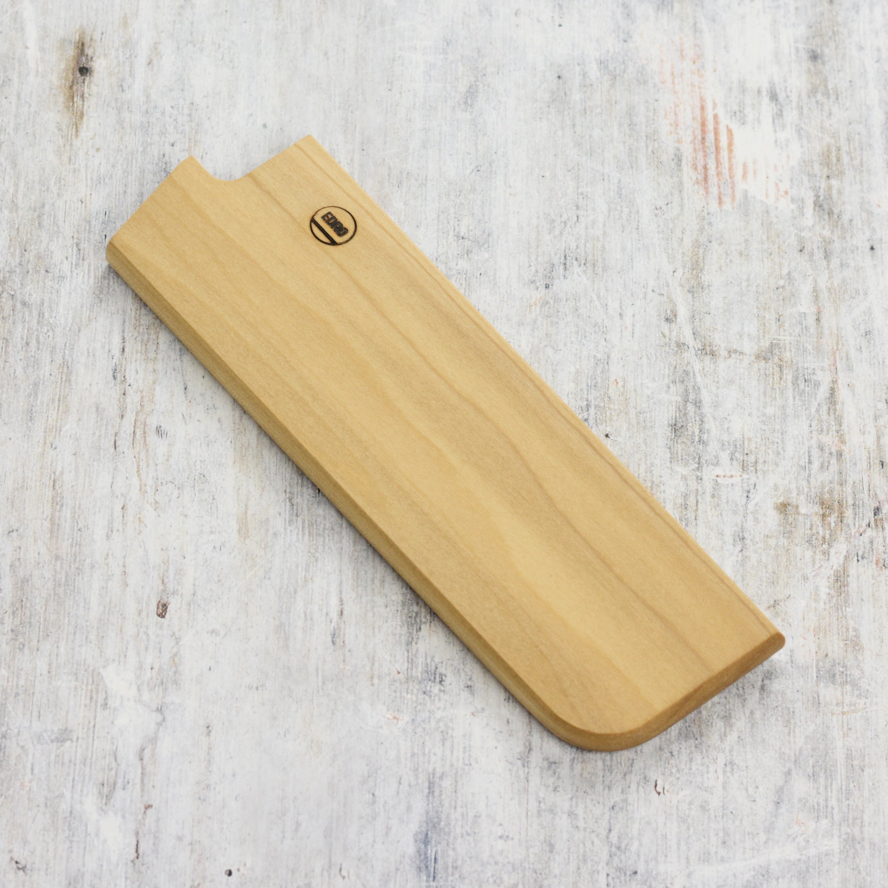 Magnetic knife holder for Japanese knives with Nakiri in a modern kitchen setting