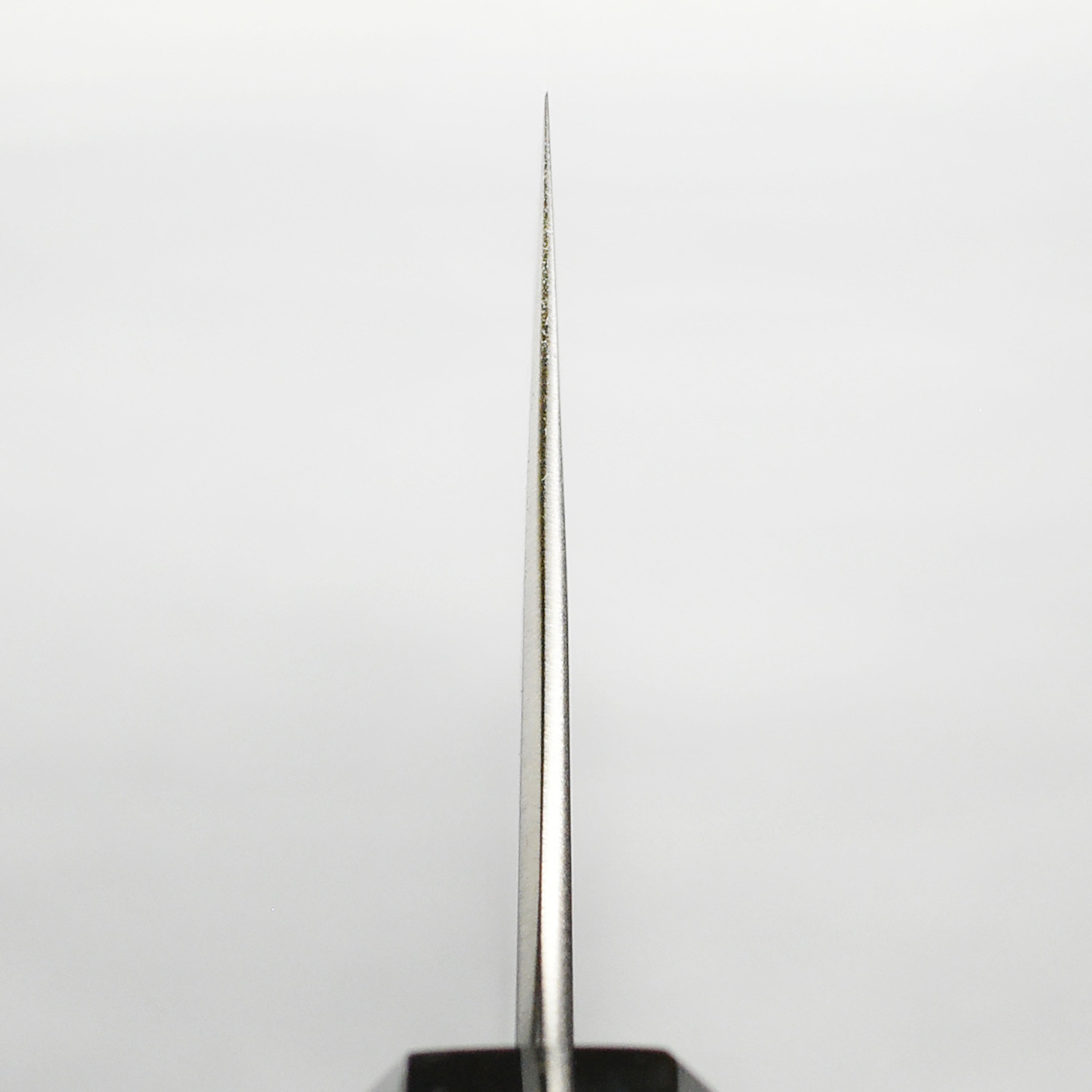 Hatsukokoro Hayabusa Aogami Super Gyuto blade close-up for precision slicing