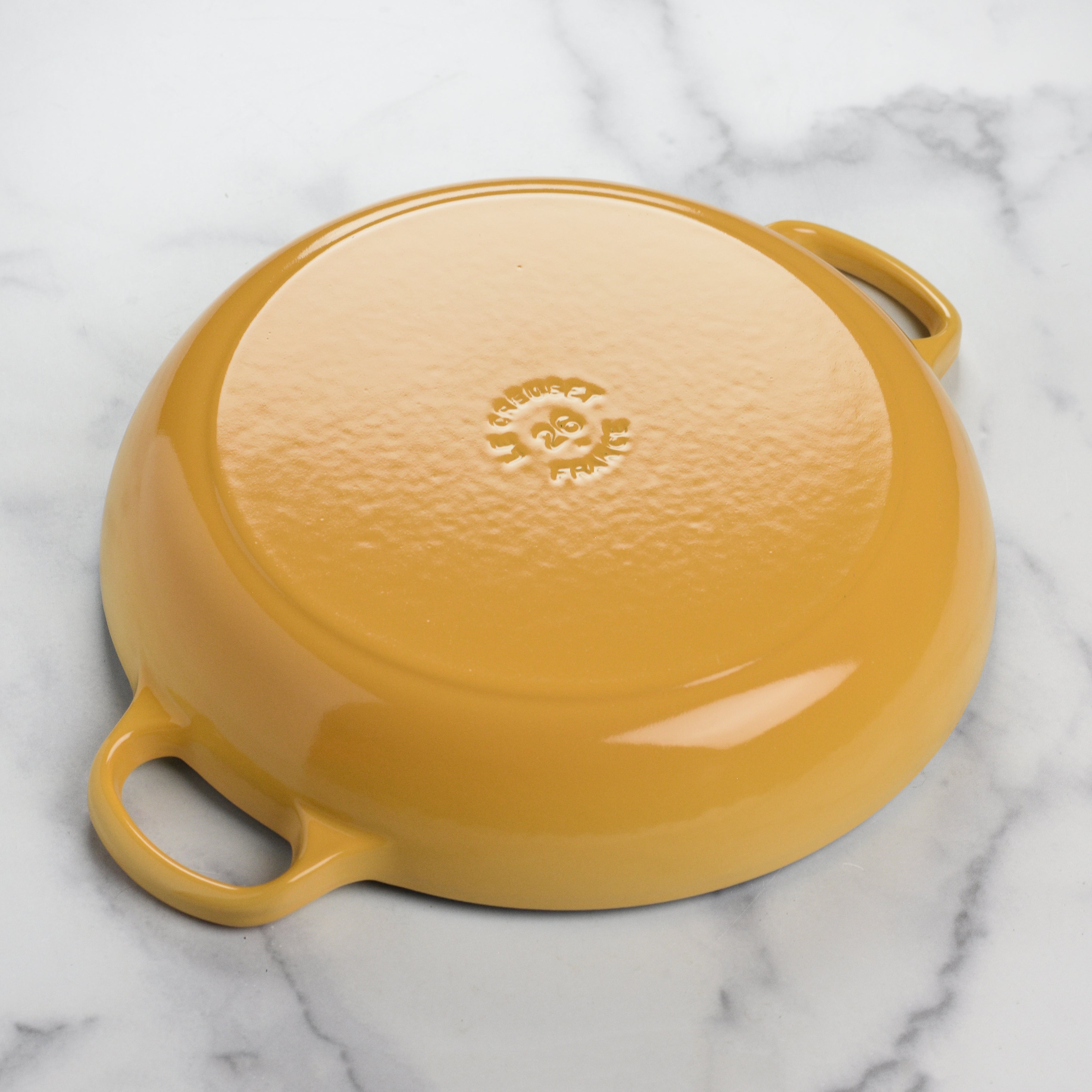 Le Creuset Honey Petal braiser serving a delicious stew