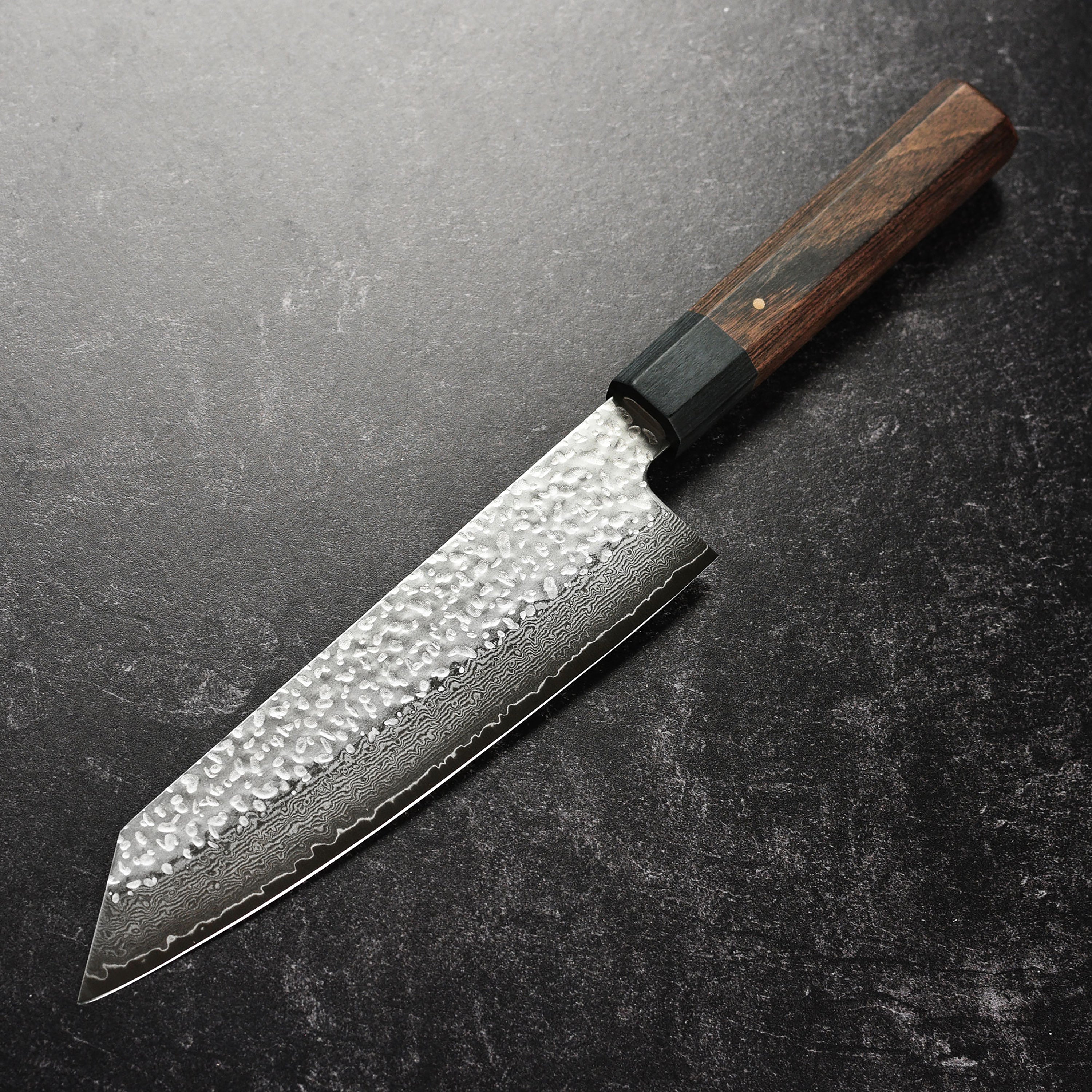 Ittetsu VG10 Hammered Damascus Chef's Bunka Knife - Image 5