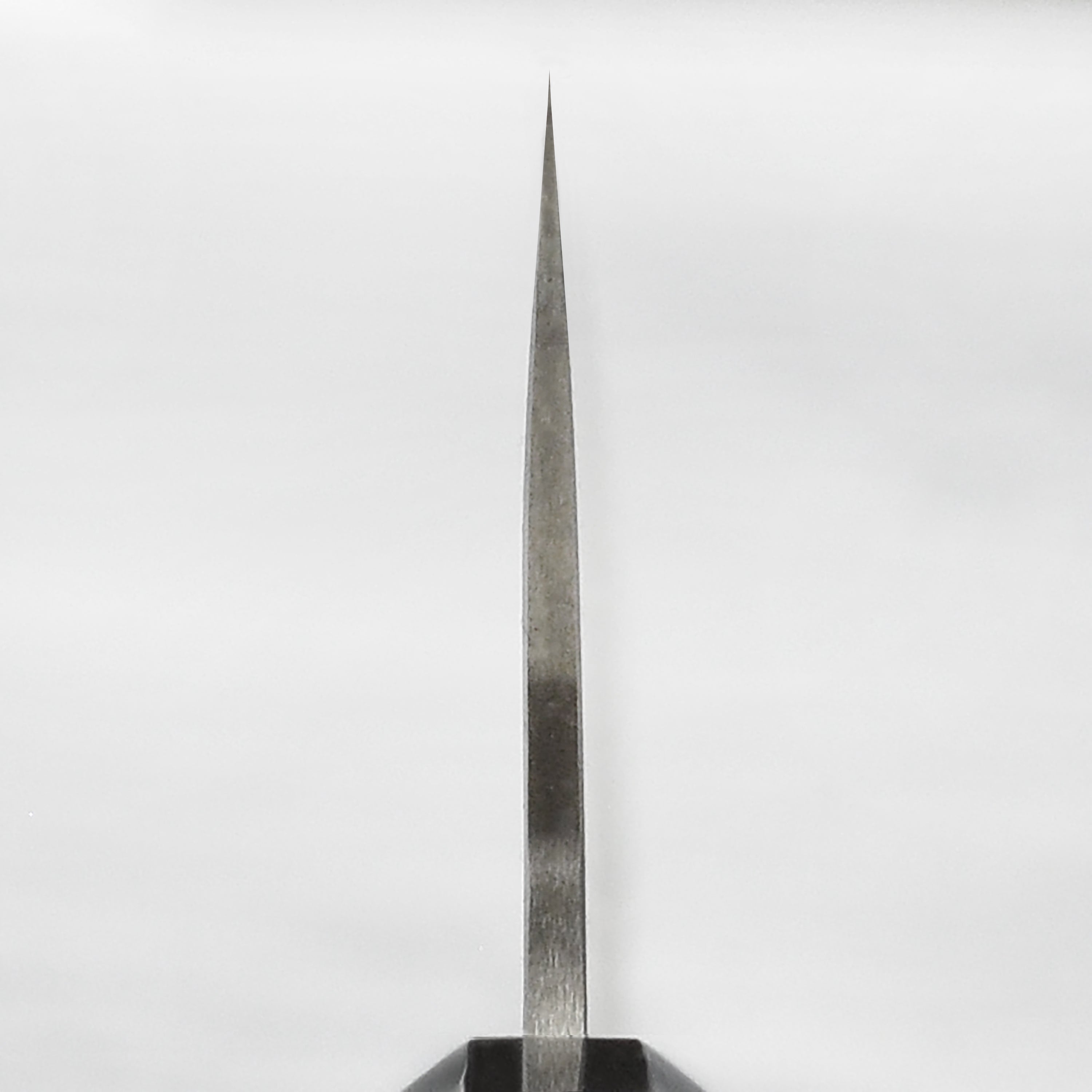 Elegant presentation of the Saji SG2 knife in its wooden gift box, perfect for gifting.
