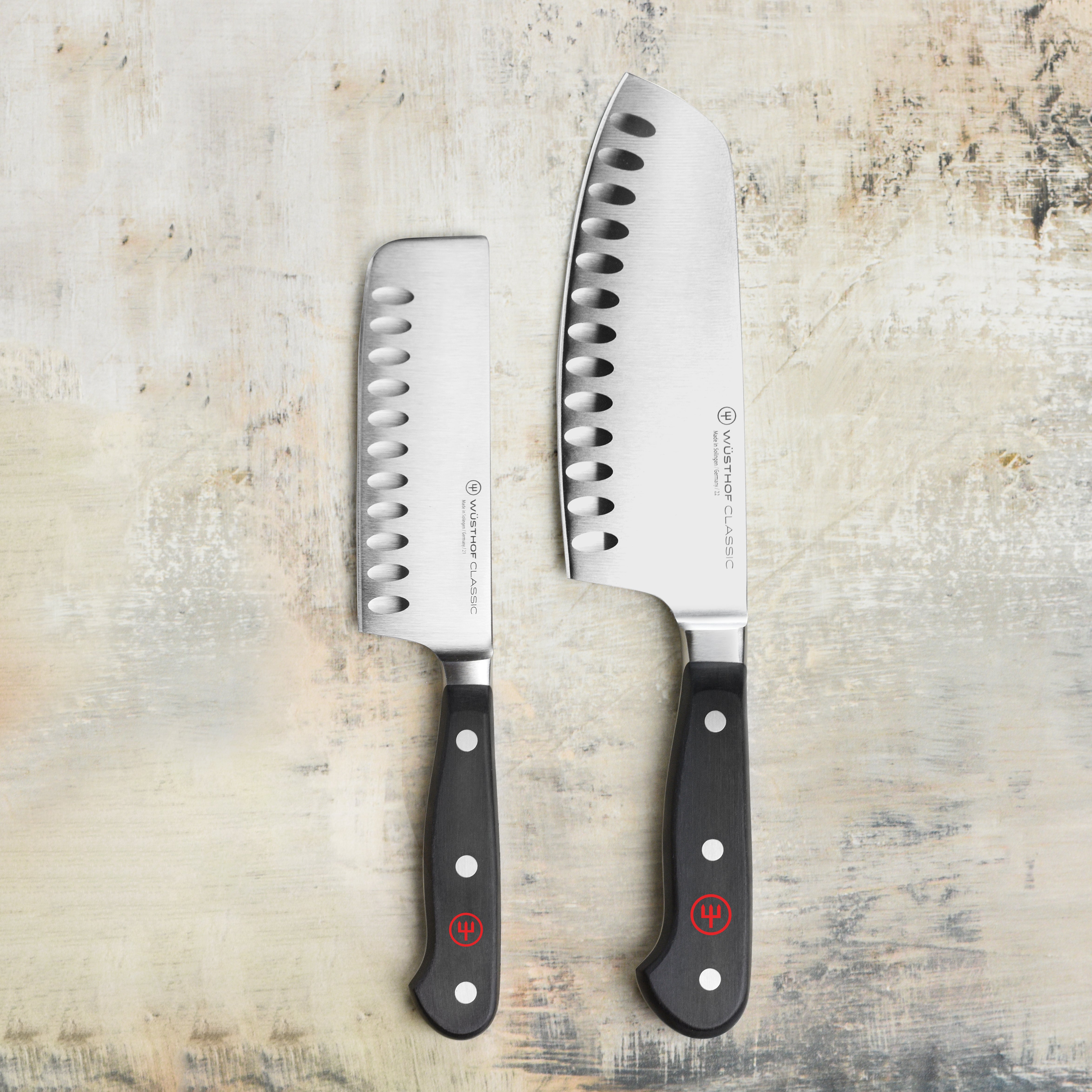 Elegant Wusthof Nakiri Knife designed for precision cutting and slicing.