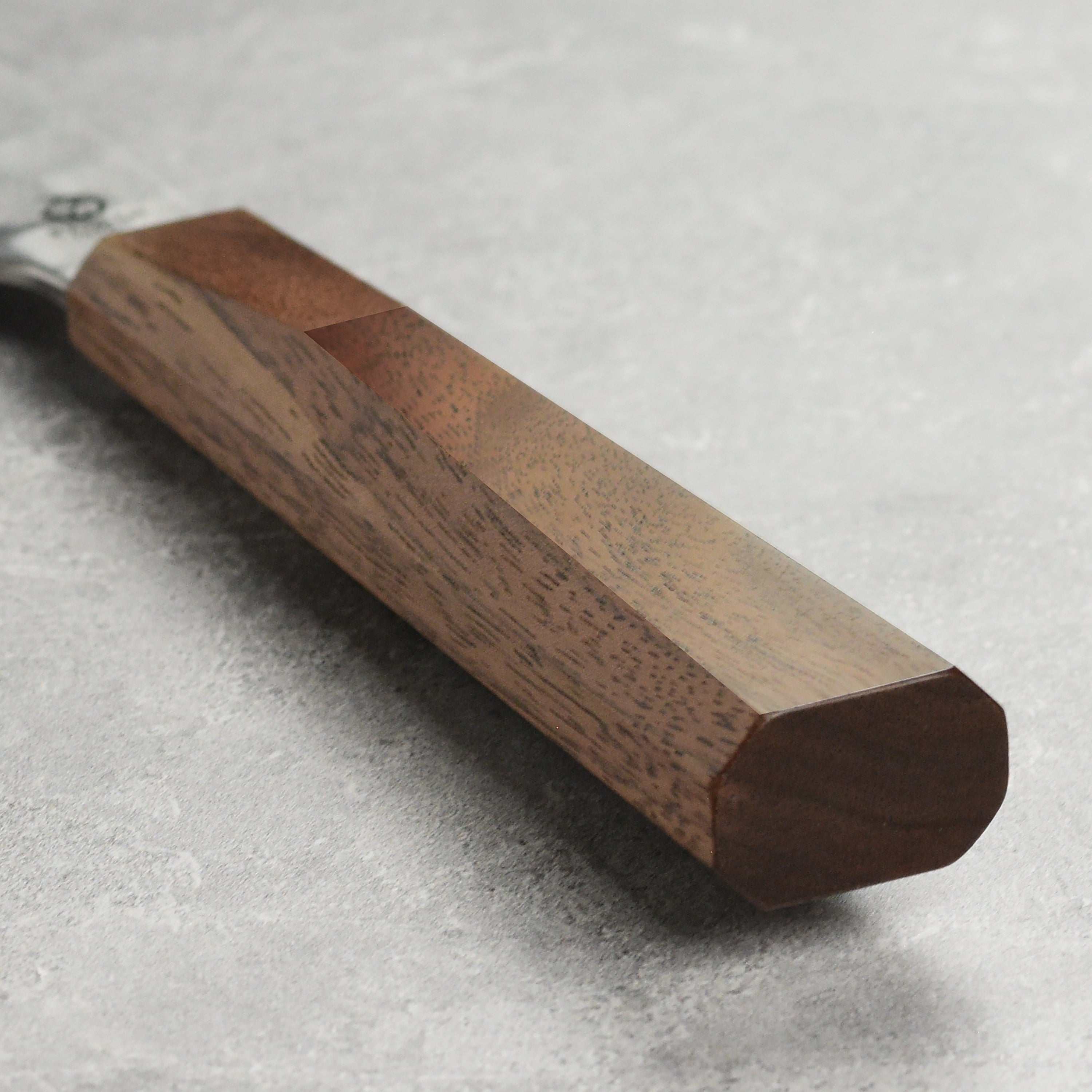 Top view of the Ryusen Blazen Ryu Wa SG2 Nakiri showing its 6.1-inch blade and handle for precise vegetable cutting