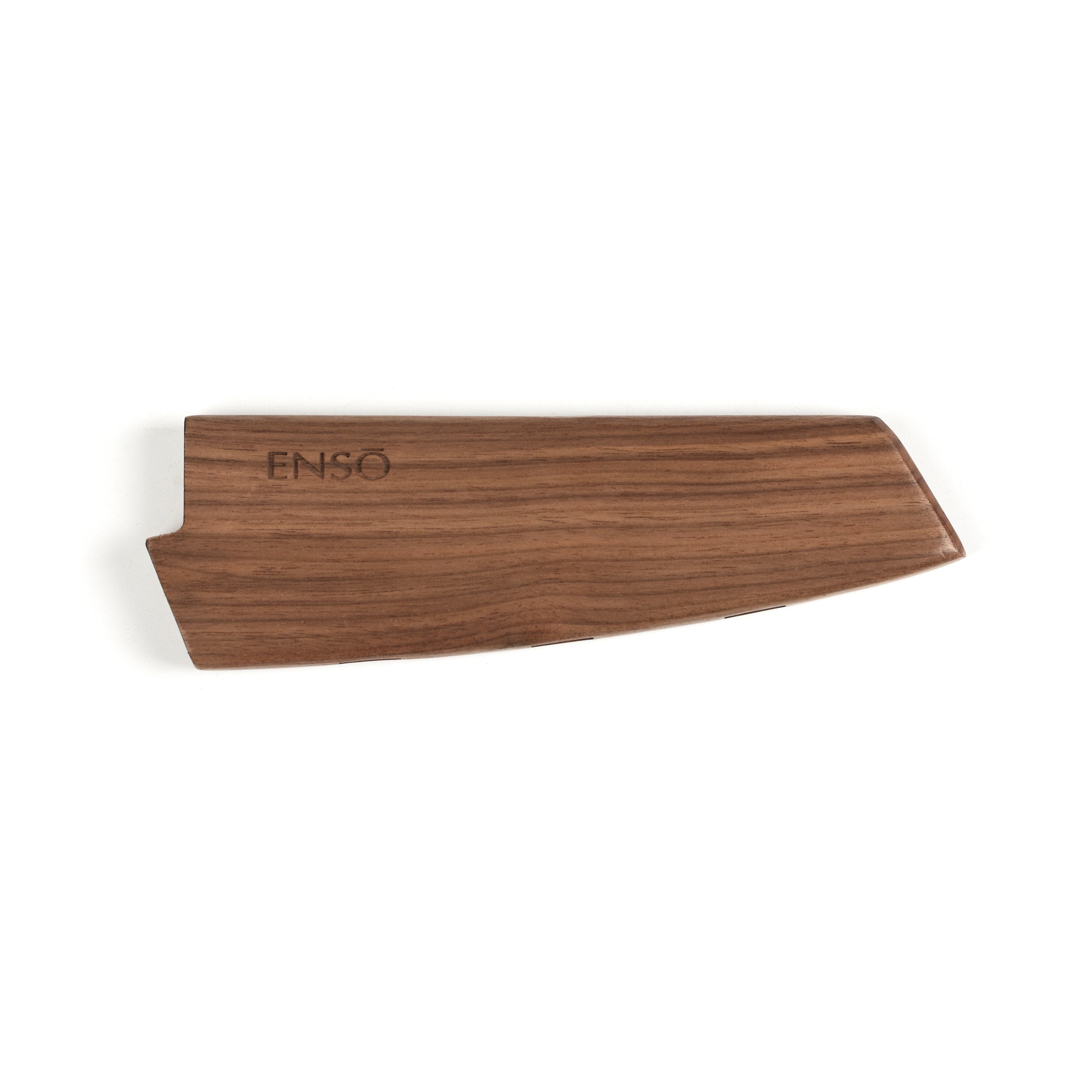Walnut magnetic knife sheath with airflow vents for 5.5-inch prep knives
