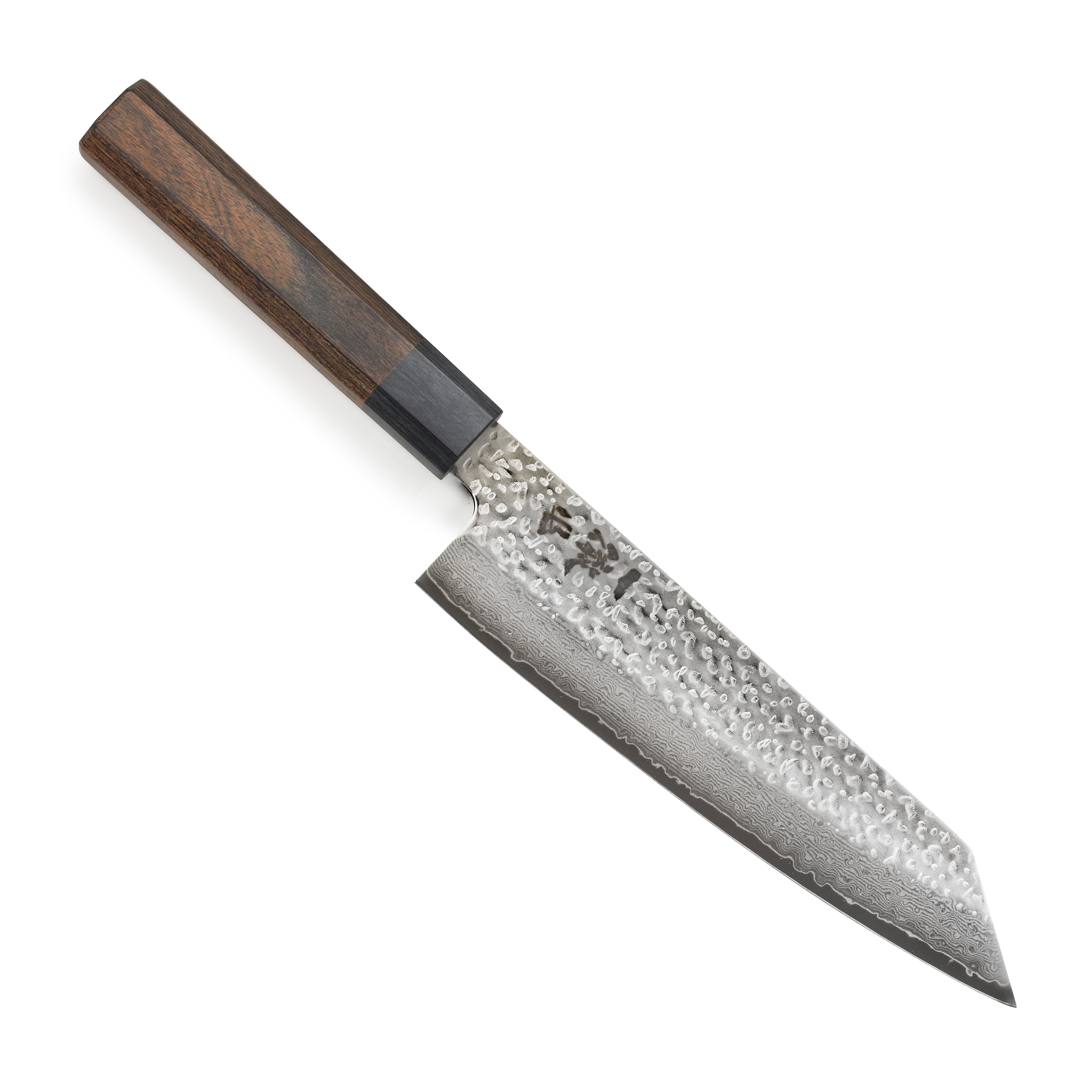 Ittetsu VG10 Hammered Damascus Chef's Bunka Knife - Image 4