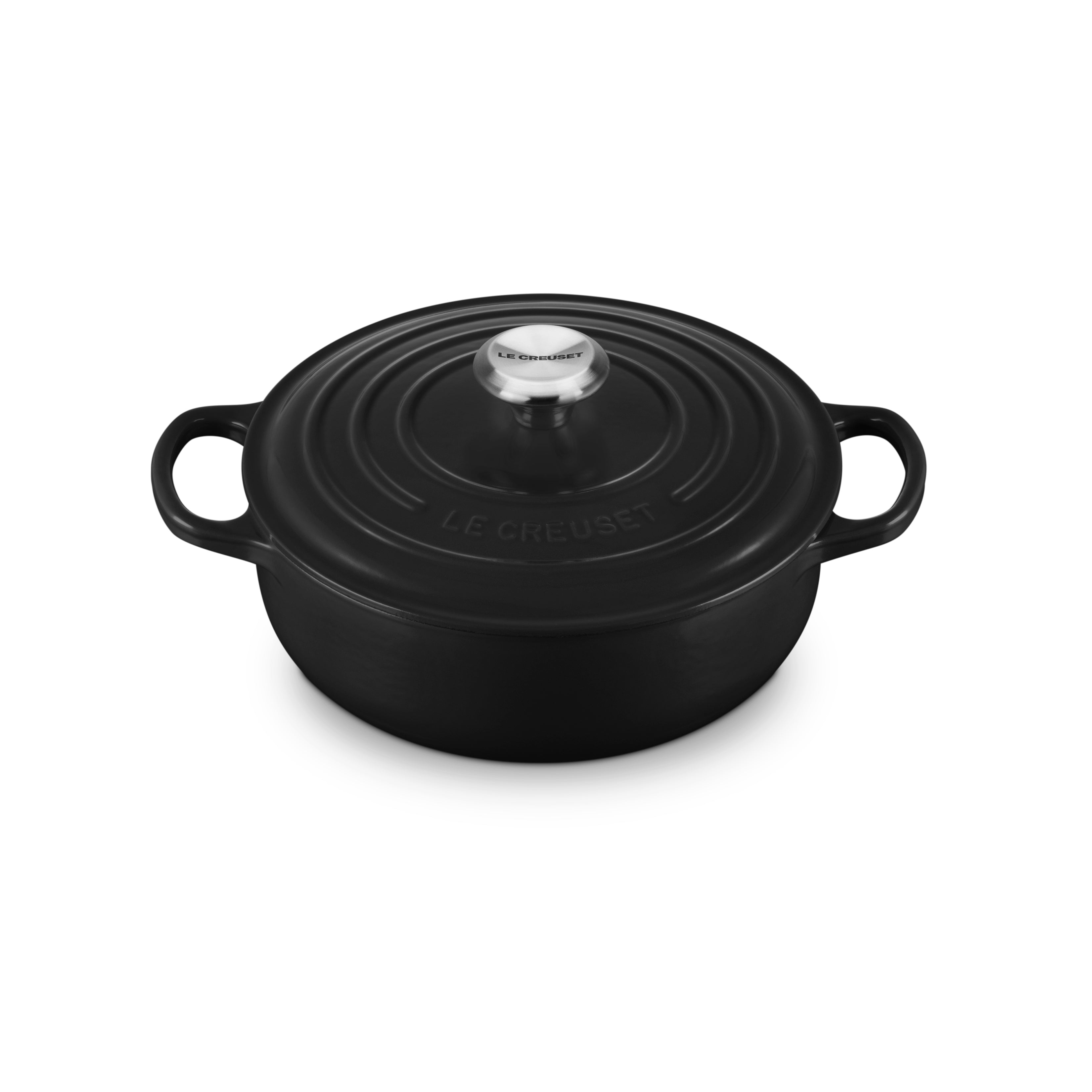 Le Creuset 3.5-quart enameled cast iron dutch oven with lid and handles