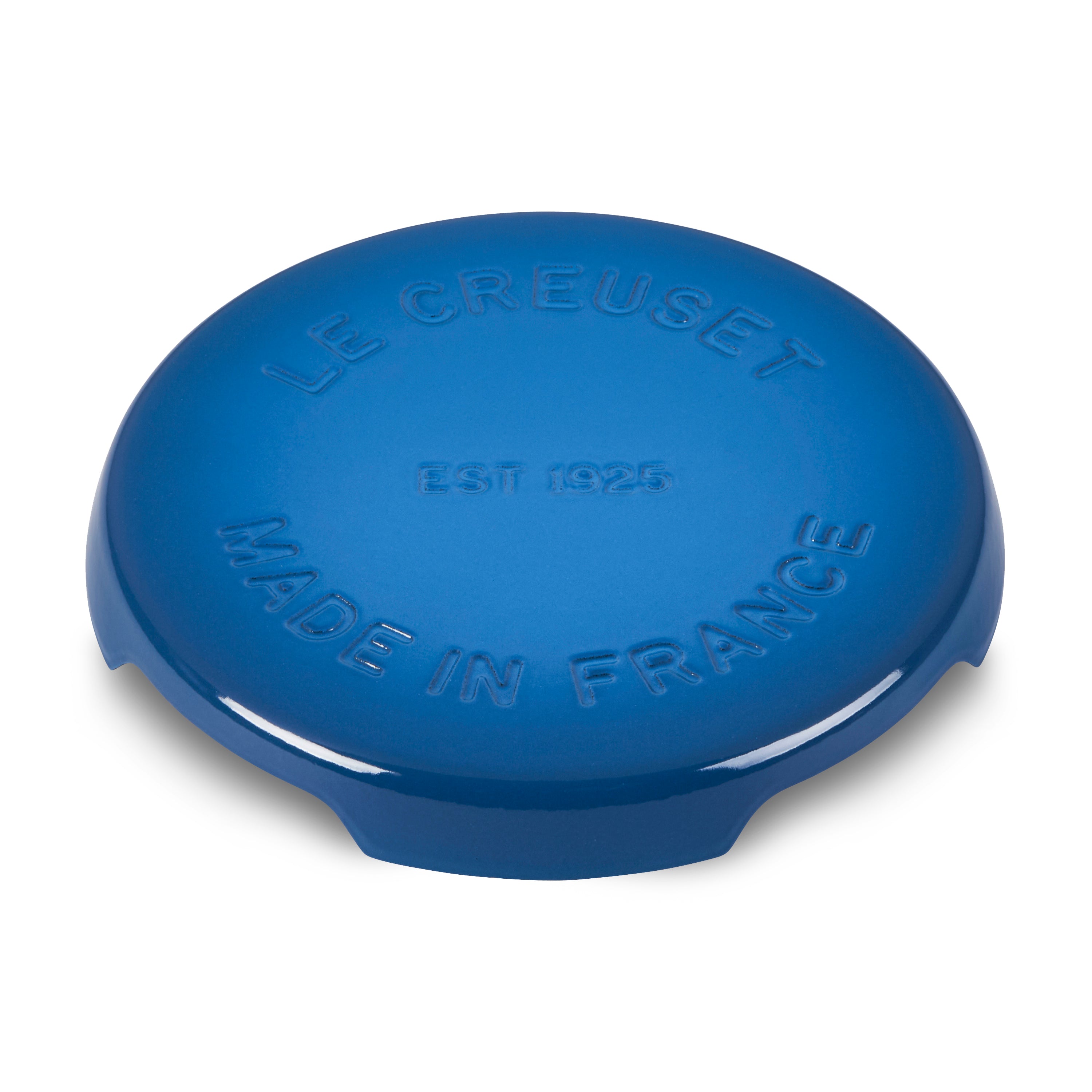 Close-up of Le Creuset Marseille Round Heat Resistant Trivet showcasing its enameled finish.