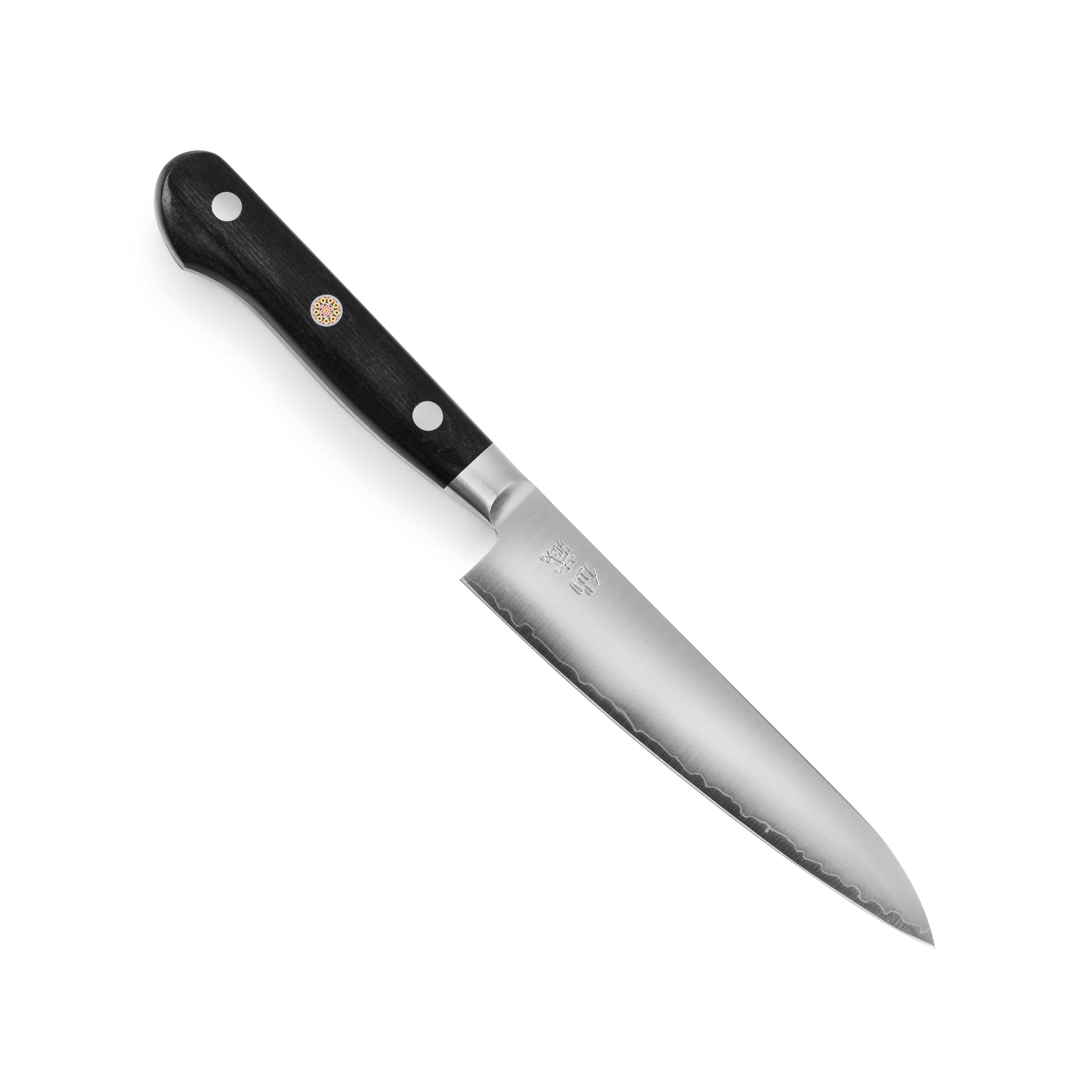 Senzo Artisan SG2 Utility Knife showcasing the high-carbon blade and ergonomic handle.