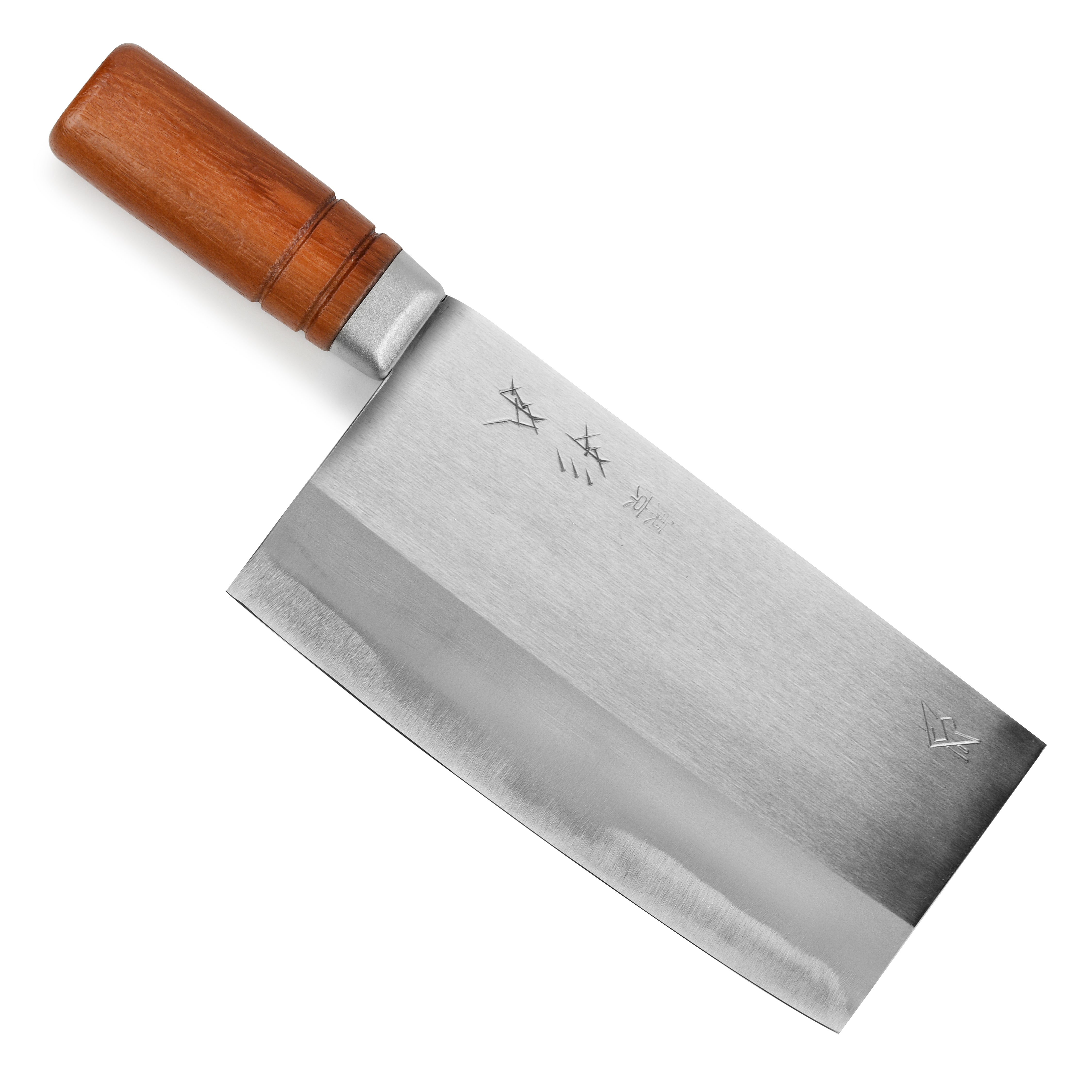 Sugimoto 7.5" Carbon Steel Chinese Cleaver with a sharp edge for precision chopping.