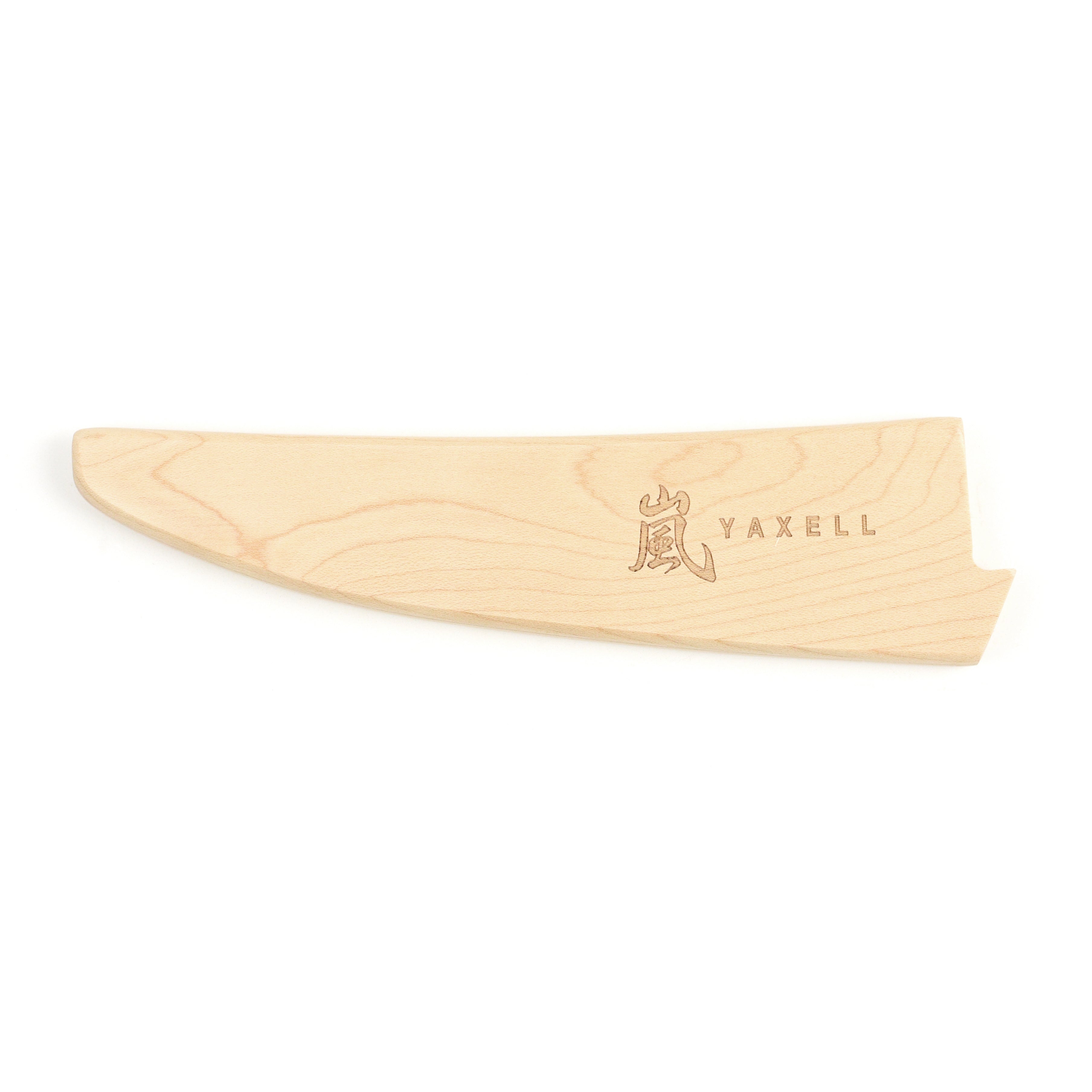 Yaxell magnetic knife sheath showcasing a 6 inch curved boning knife inside.