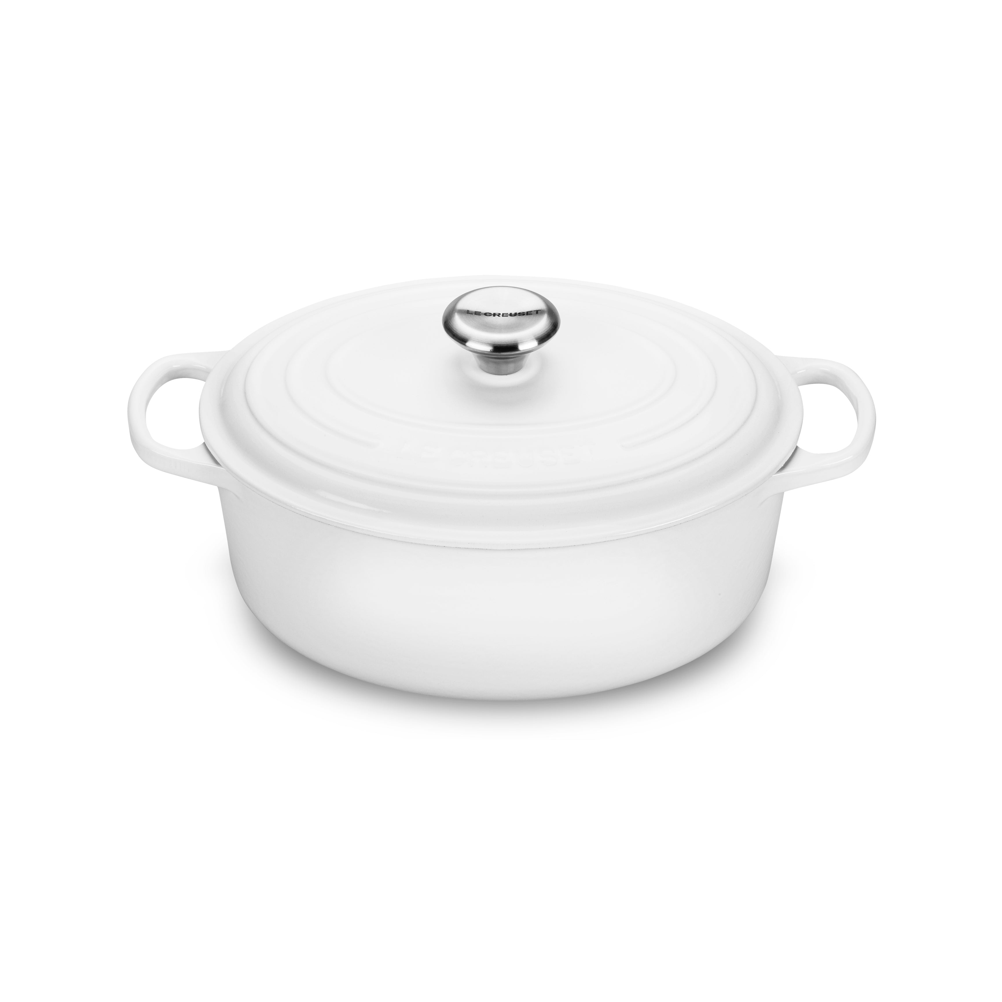 Enameled cast iron Dutch oven with lid, perfect for baking and roasting