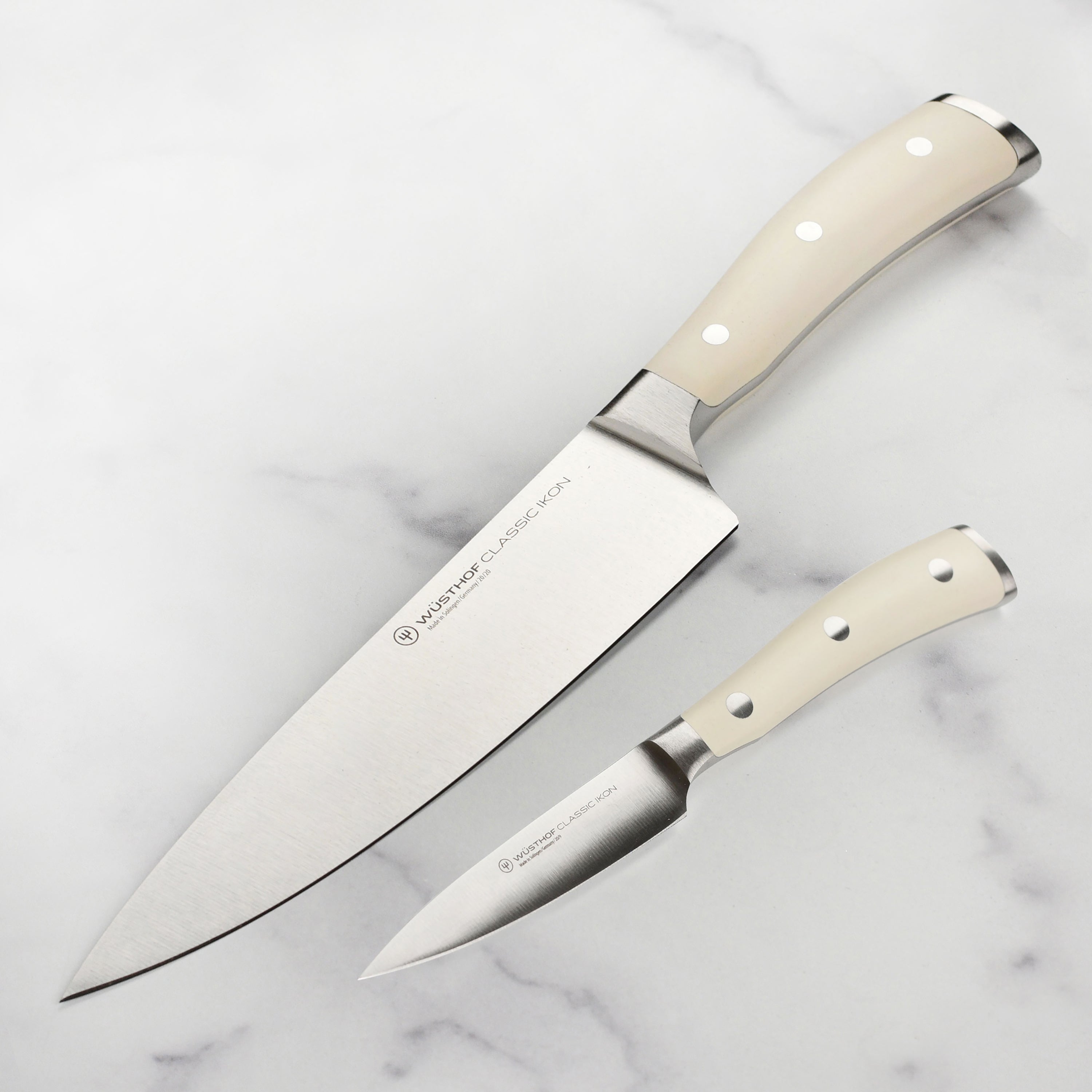 Wusthof Classic Ikon chef knife with ergonomic handle and sharp blade