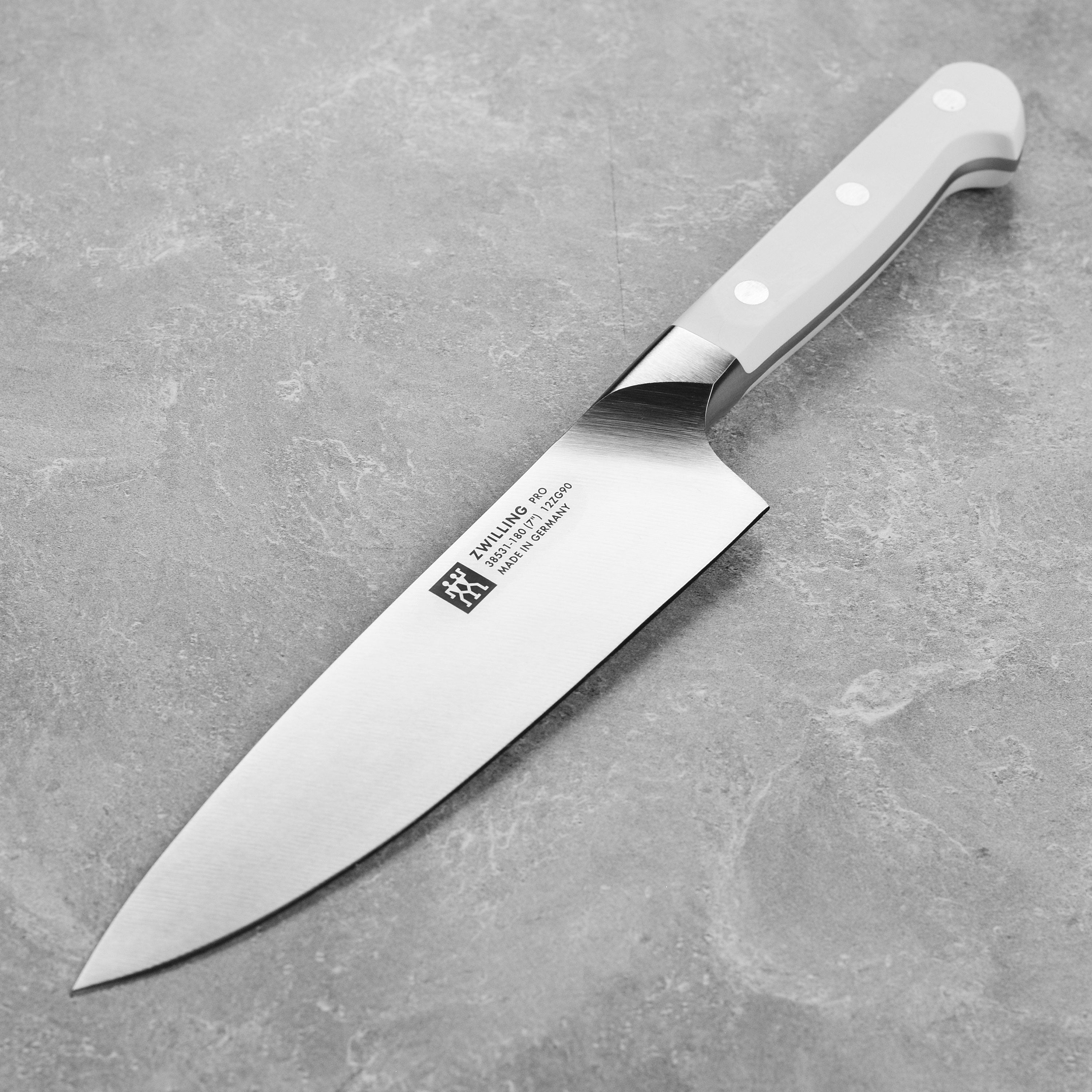 Close-up of the Zwilling Pro Le Blanc 7