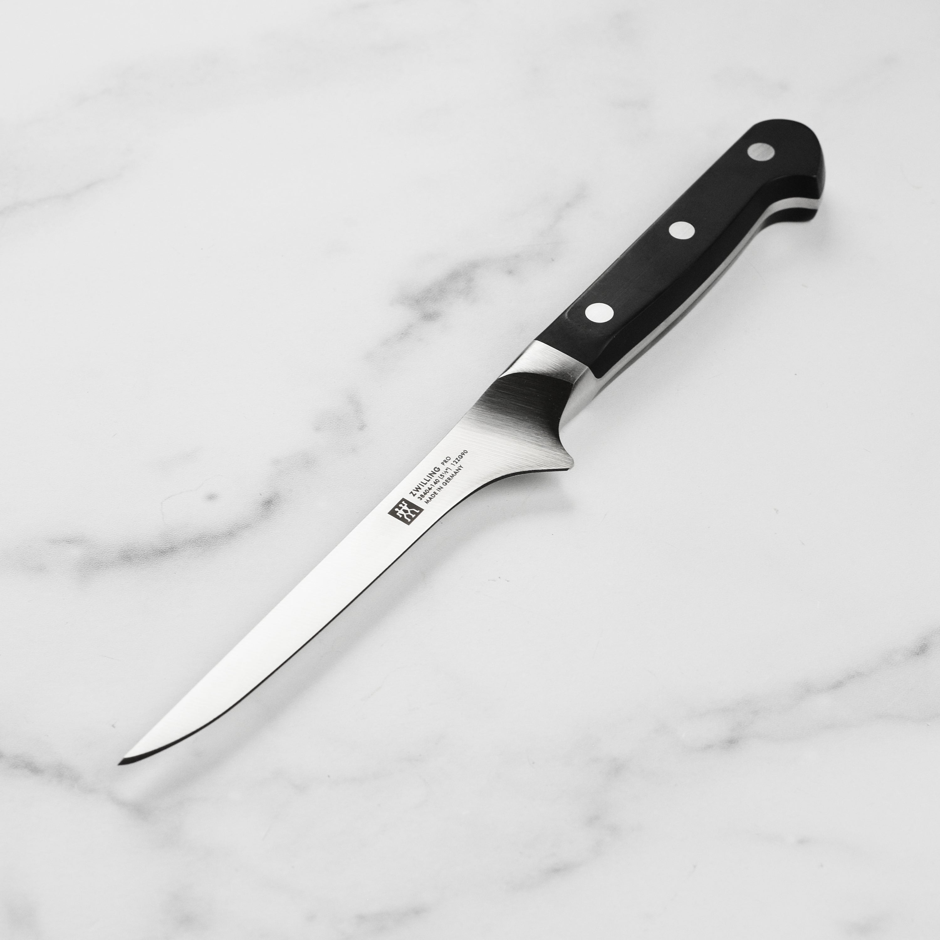 Zwilling Pro 5.5-inch flexible boning knife with high carbon stainless steel blade