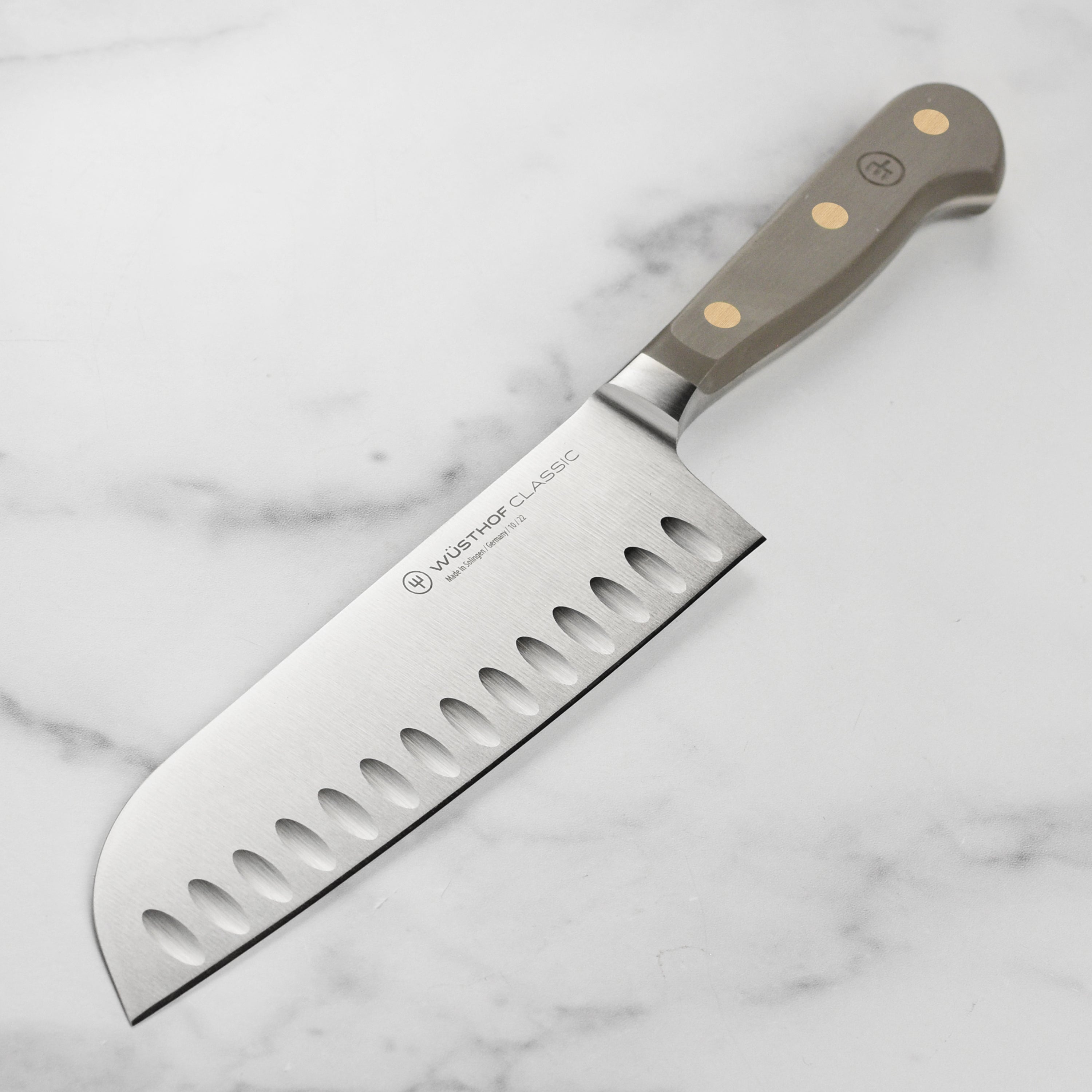 Wusthof Classic 7-inch Japanese chef knife with high-carbon stainless steel blade
