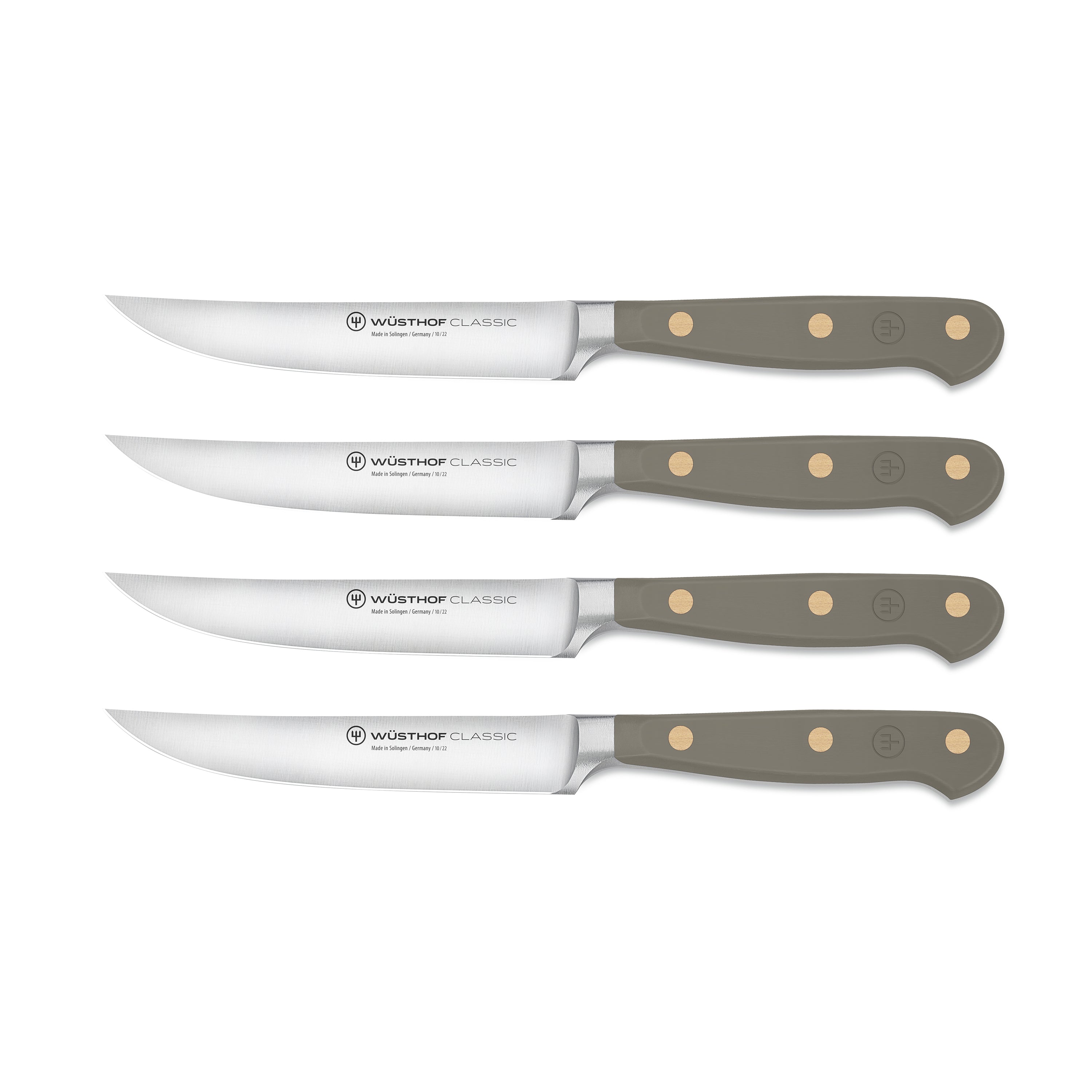Wusthof Classic Velvet Oyster Steak Knives with sharp blades and ergonomic handles